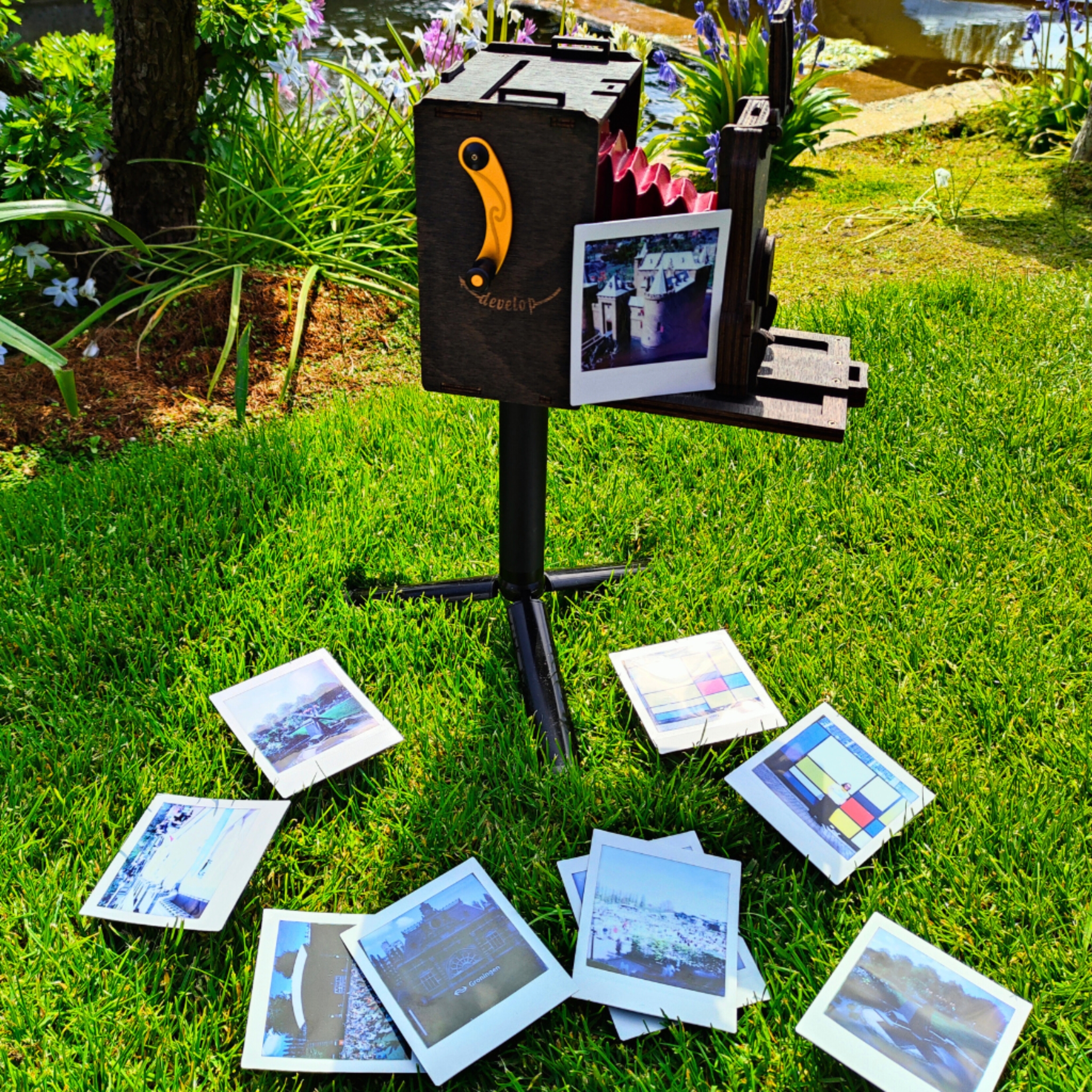 DIY Pinhole SQUARE Film Camera - Σκούρο Καφέ